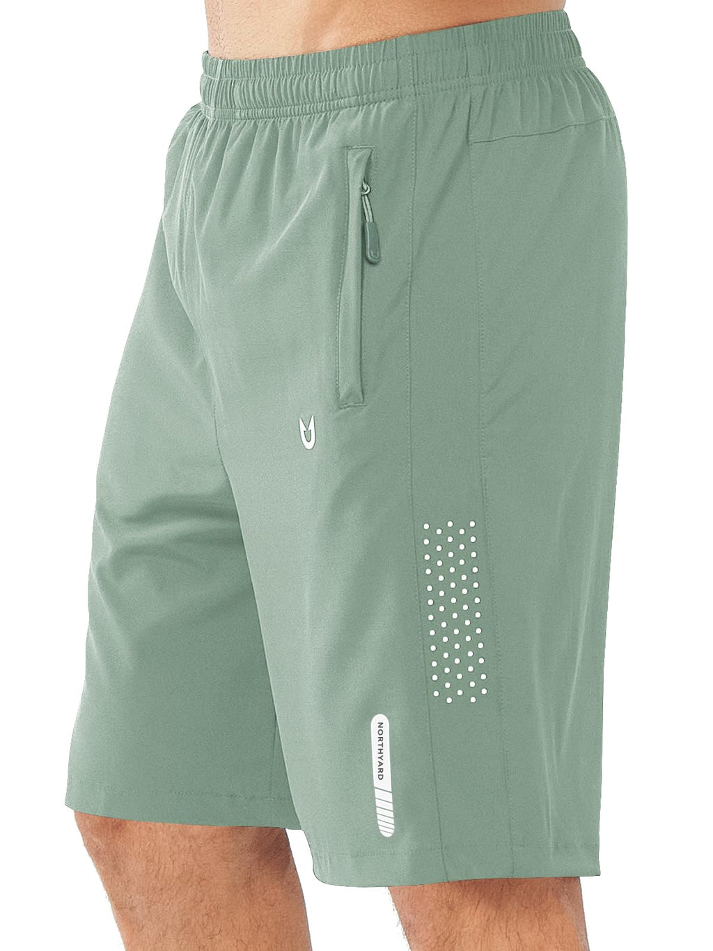 NORTHYARD Men's Athletic Running Shorts Gym Workout 7"/9"/5" Zipper Pockets Jansha Store