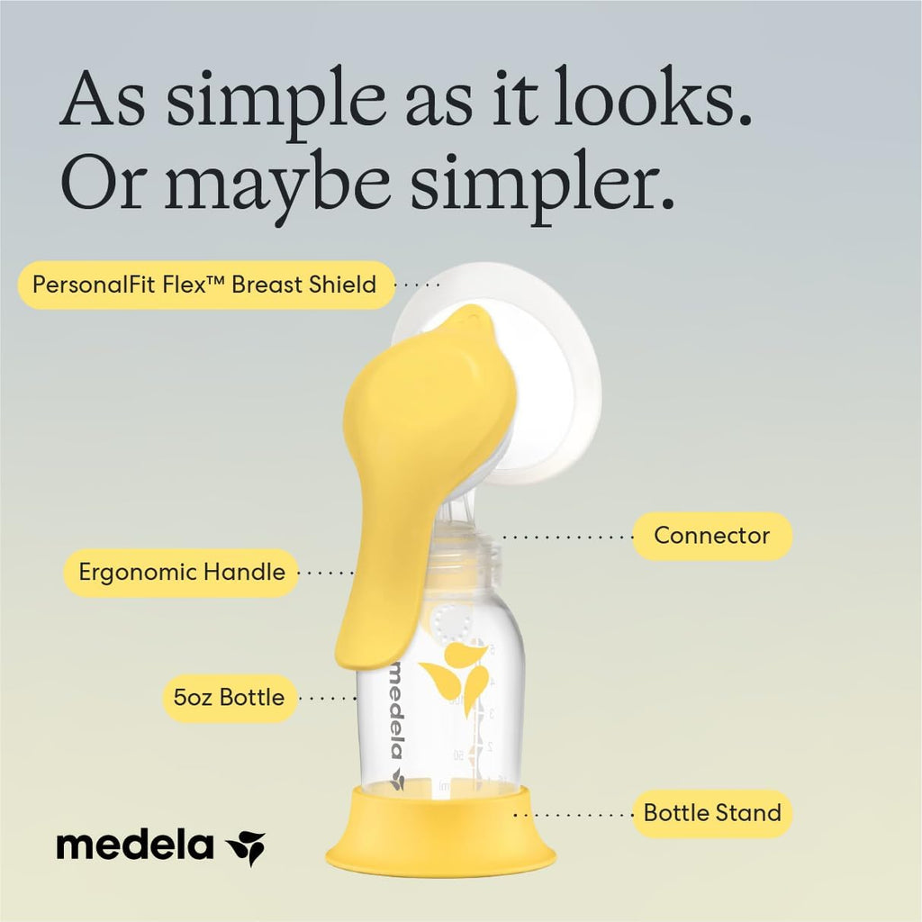 Medela Harmony Manual Breast Pump, On-the-Go, More Milk Output Jansha Store