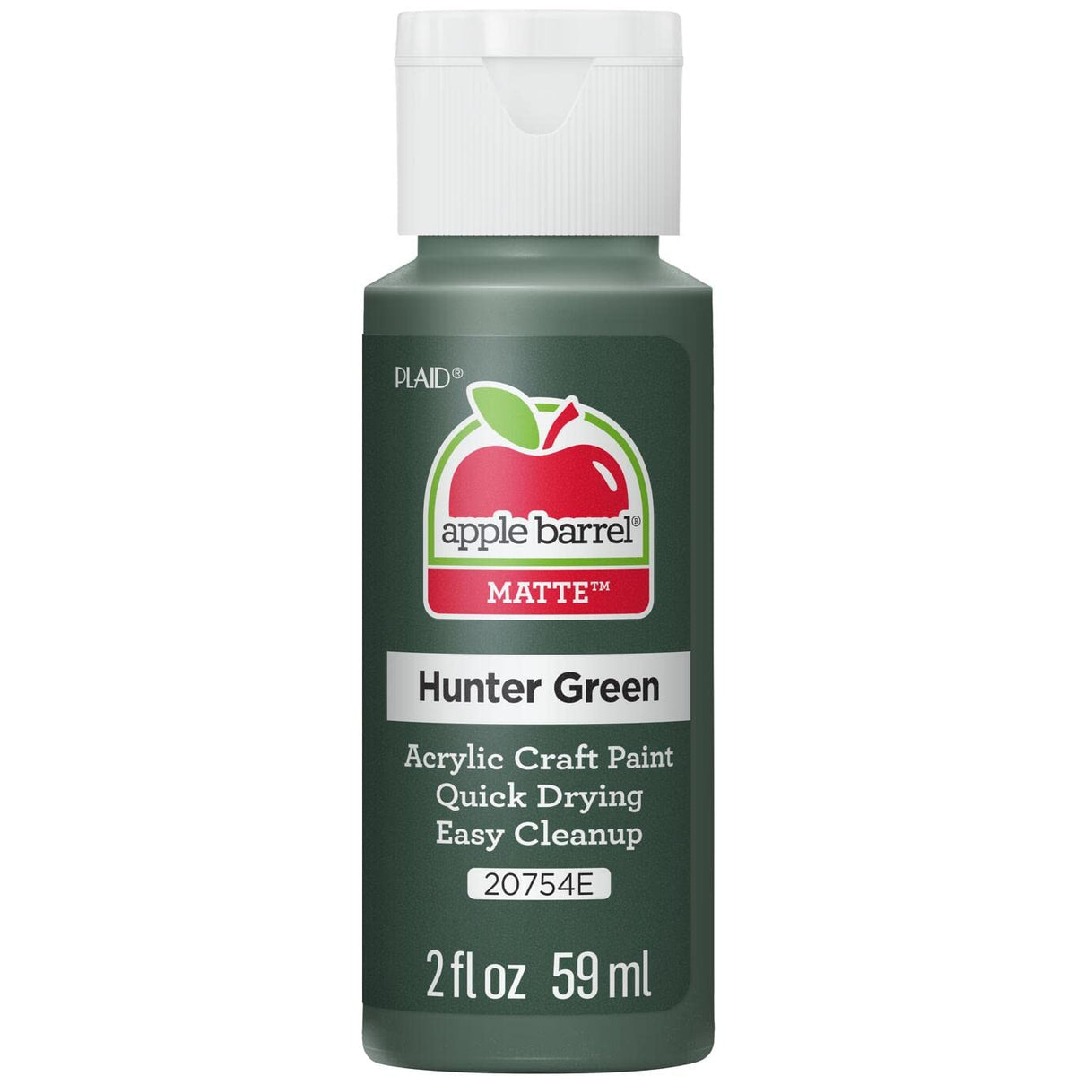 Apple Barrel Acrylic Paint in Assorted Colors (2 Ounce), 20503 White Jansha Store