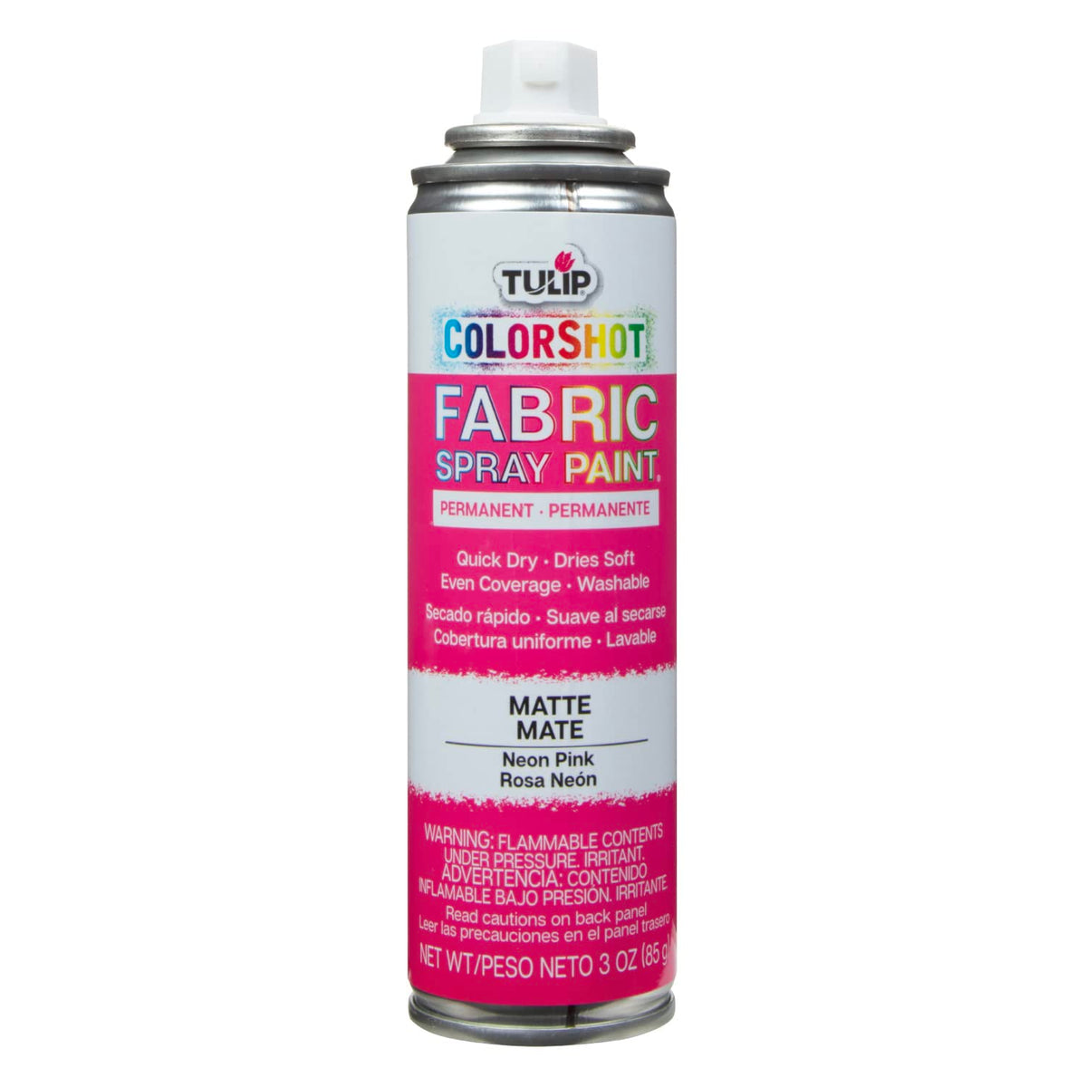 TULIP ColorShot Fabric Spray Paint, Black, 3 oz Jansha Store
