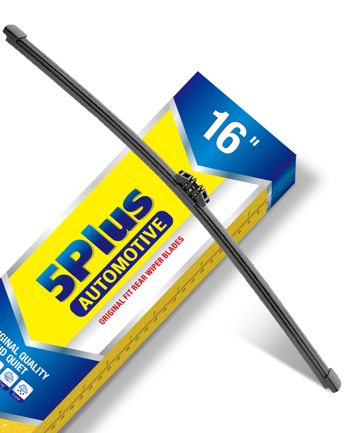5 PLUS RearQuiet 12 Inch Rear Wiper Blade,OEM Replacement Rear Window Wiper Jansha Store