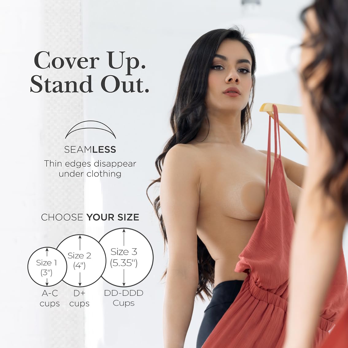 Nippies Reusable Nipple Covers, Skin Safe Pasties in Circle or Lift Style Jansha Store