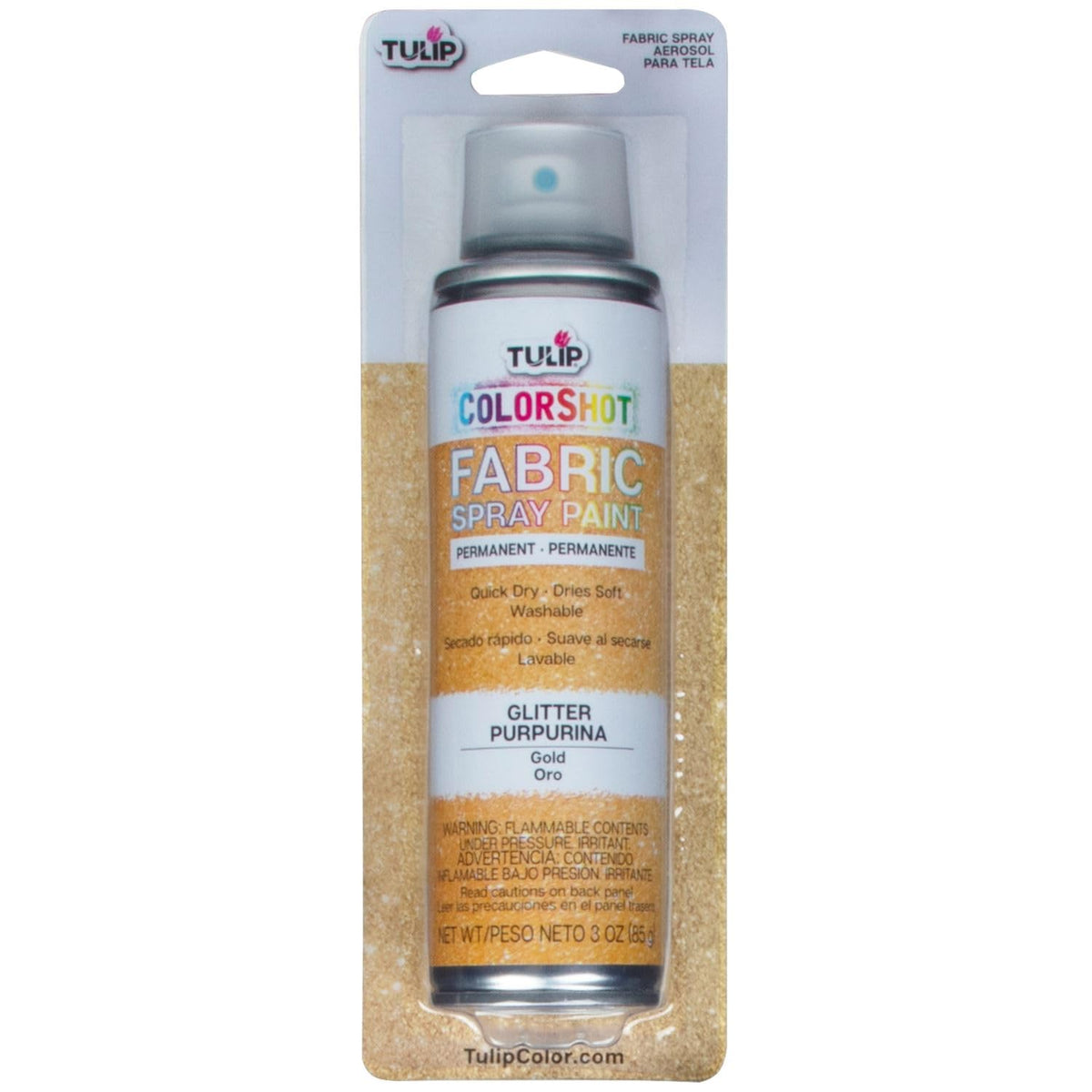 TULIP ColorShot Fabric Spray Paint, Black, 3 oz Jansha Store