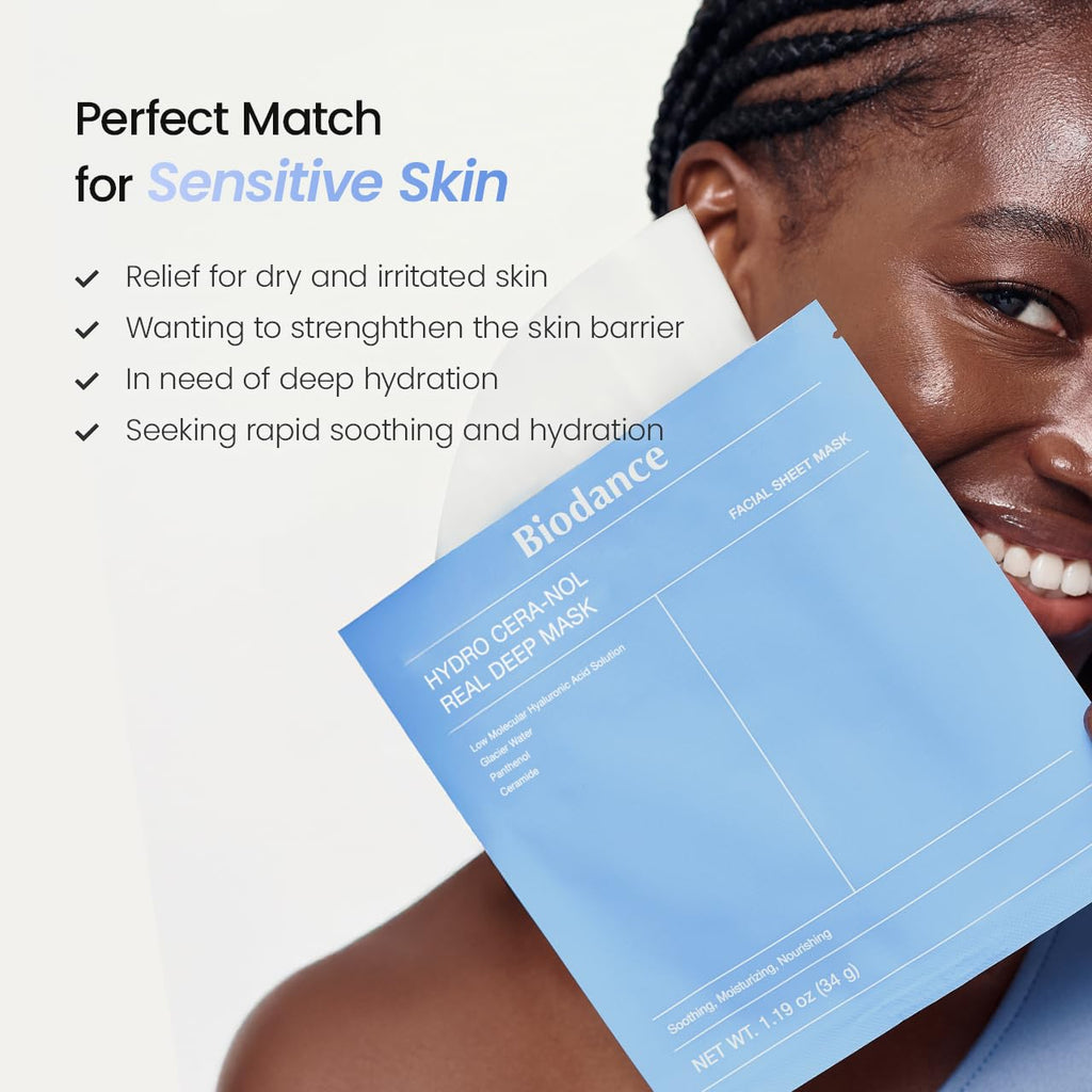 BIODANCE Bio-Collagen Real Deep Mask, Hydrating Overnight Hydrogel Face Mask, Pore Minimizing, Elasticity, Plumping, Travel Essentials & Self Care Gifts for Women, Korean Skin Care | 1.19oz(34g) x 4ea Jansha Store