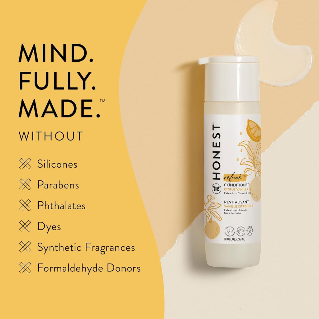 The Honest Company Conditioner, Hypoallergenic, Fragrance-Free, 10 fl oz Jansha Store