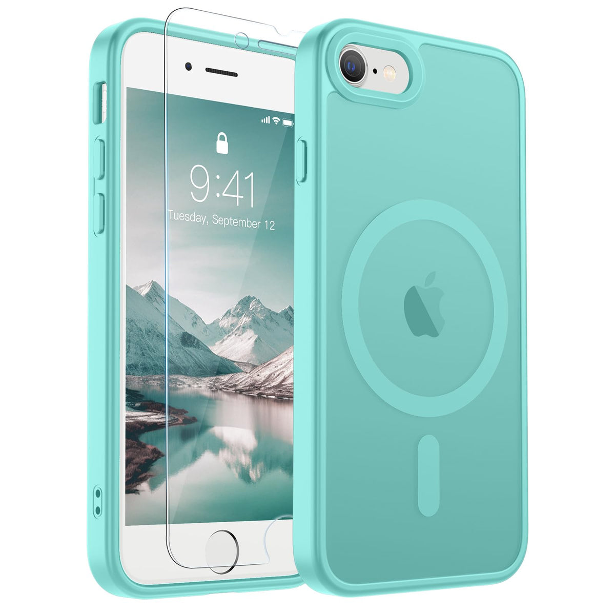 SUPFINE Magnetic for iPhone 12 Mini Case/iPhone 13 Mini Case Black Jansha Store