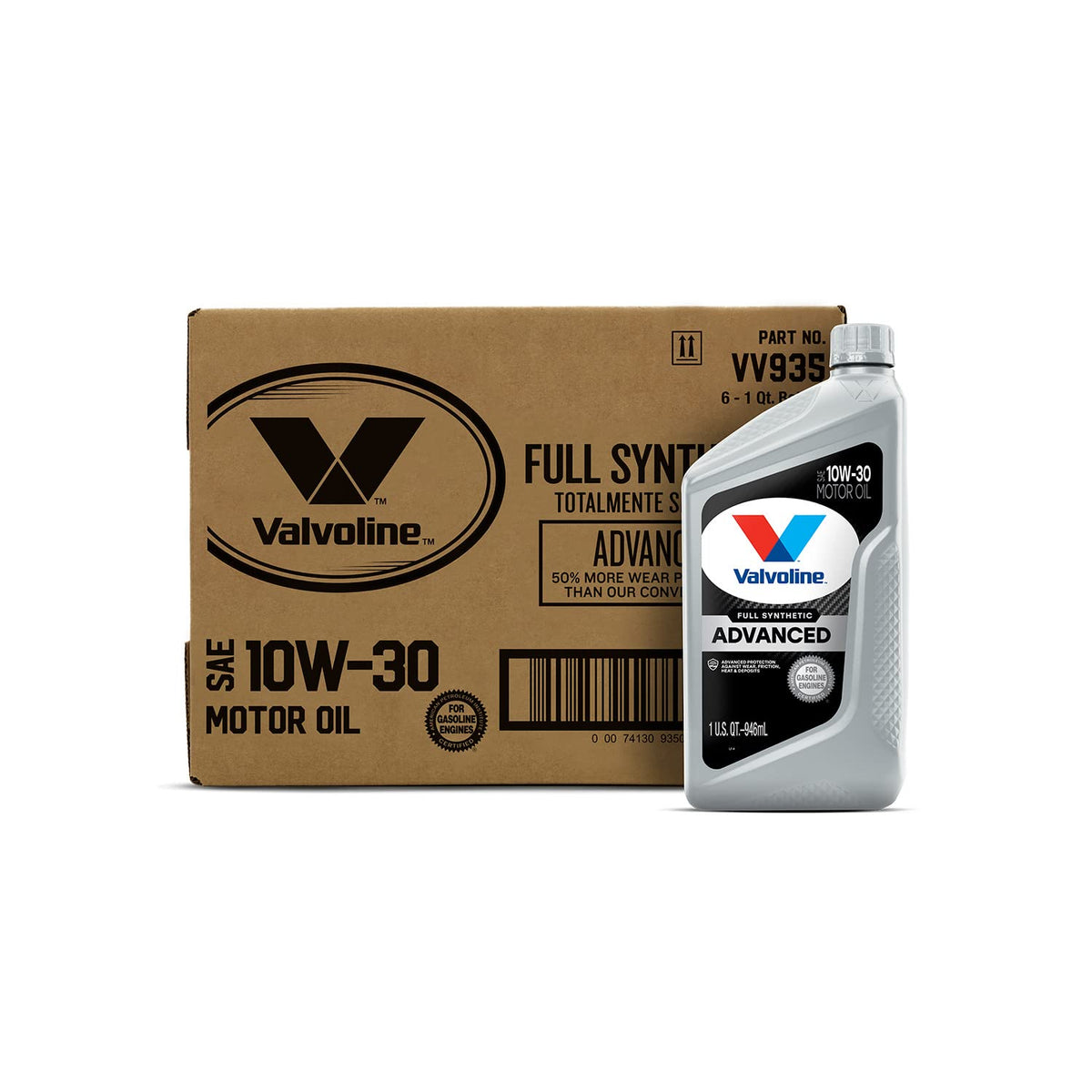 Valvoline Advanced Full Synthetic SAE 0W-20 Motor Oil 5 QT Jansha Store
