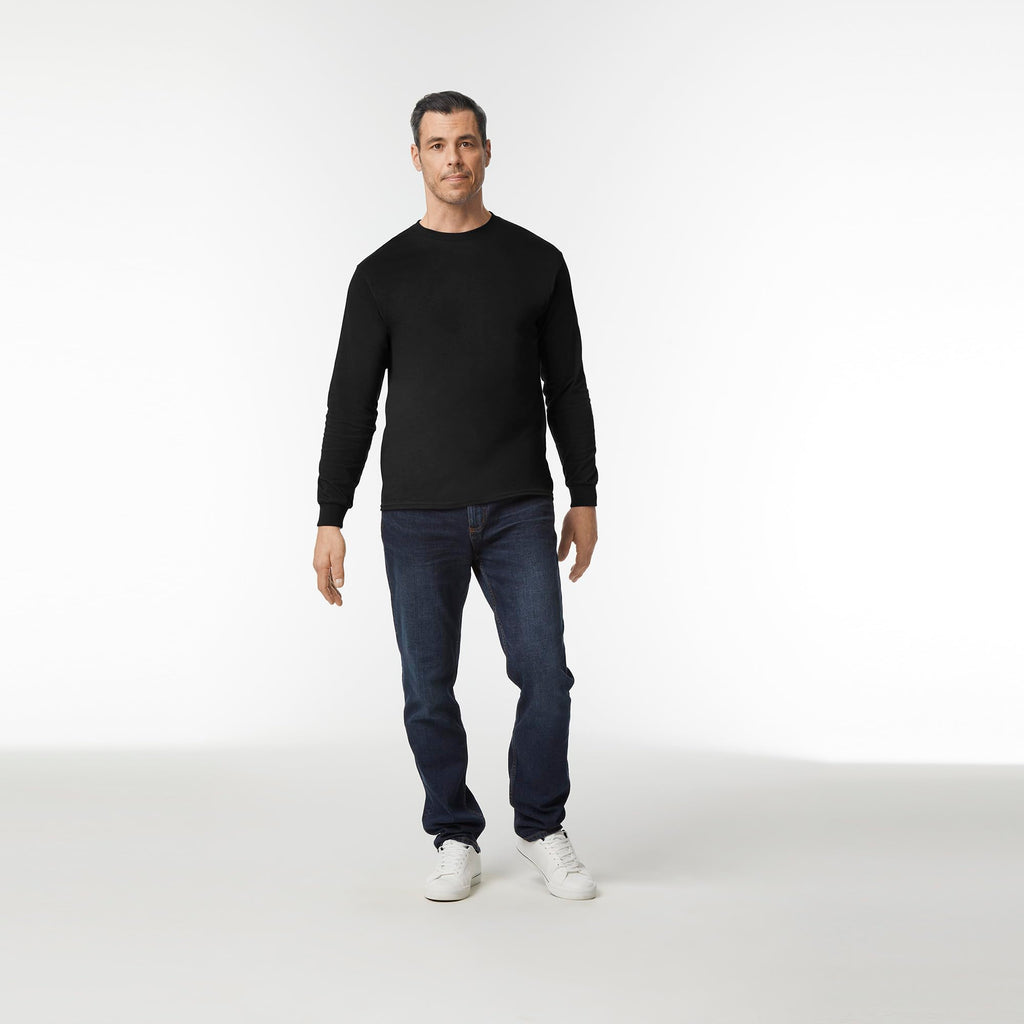Gildan Adult Heavy Cotton Long Sleeve T-Shirt, Style G5400, 2-Pack Jansha Store