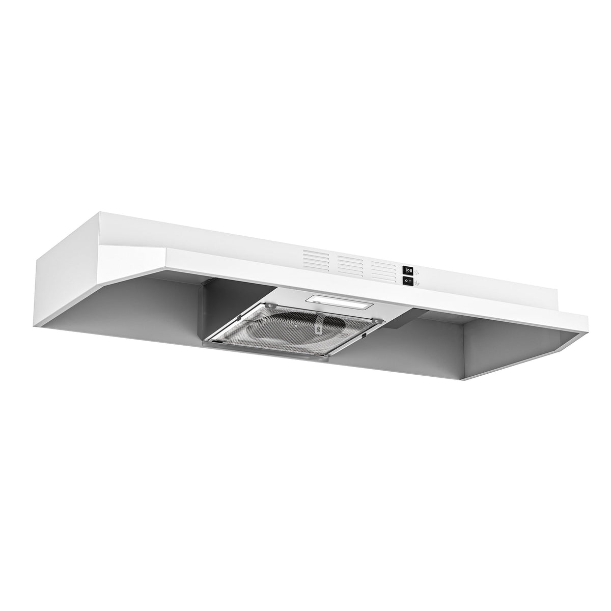 FIREGAS Range Hood 30 inch Under Cabinet, White Range Hood, Kitchen Hood Jansha Store