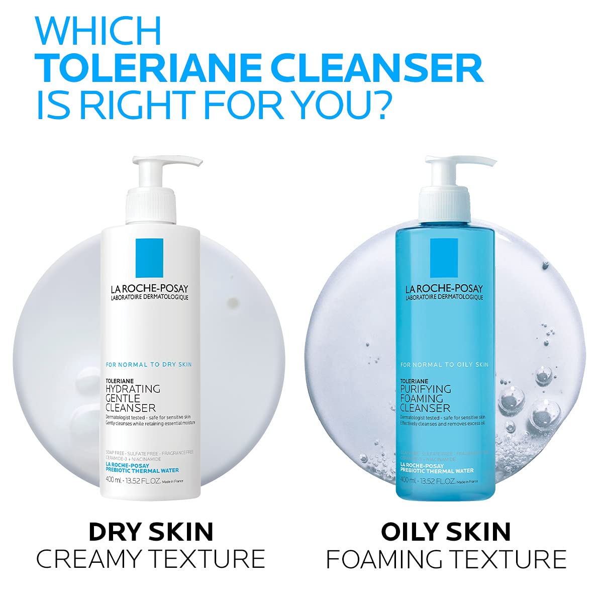 La Roche-Posay Toleriane Purifying Foaming Facial Cleanser with Niacinamide Jansha Store