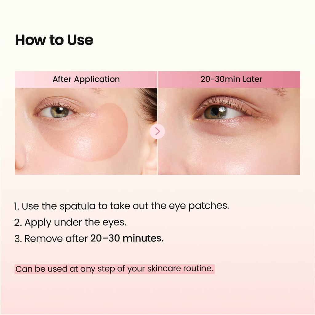 BIODANCE Hydrogel Eye Patches for Under Eye - Collagen Peptide, Anti Wrinkle & Fine Lines (60 Count) Jansha Store