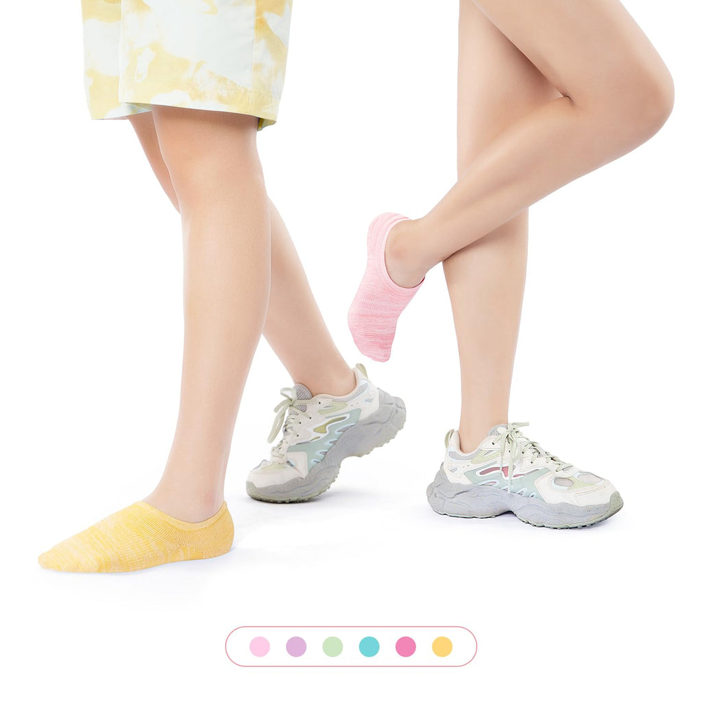 IDEGG Women & Men No Show Low Cut Anti‑Slip Casual Sports Running Socks Jansha Store