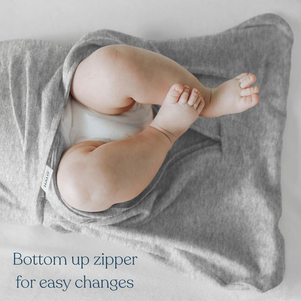 HALO SleepSack Swaddle | Cotton | 1.5 TOG | 6-12 lbs |Floral Stripe Jansha Store