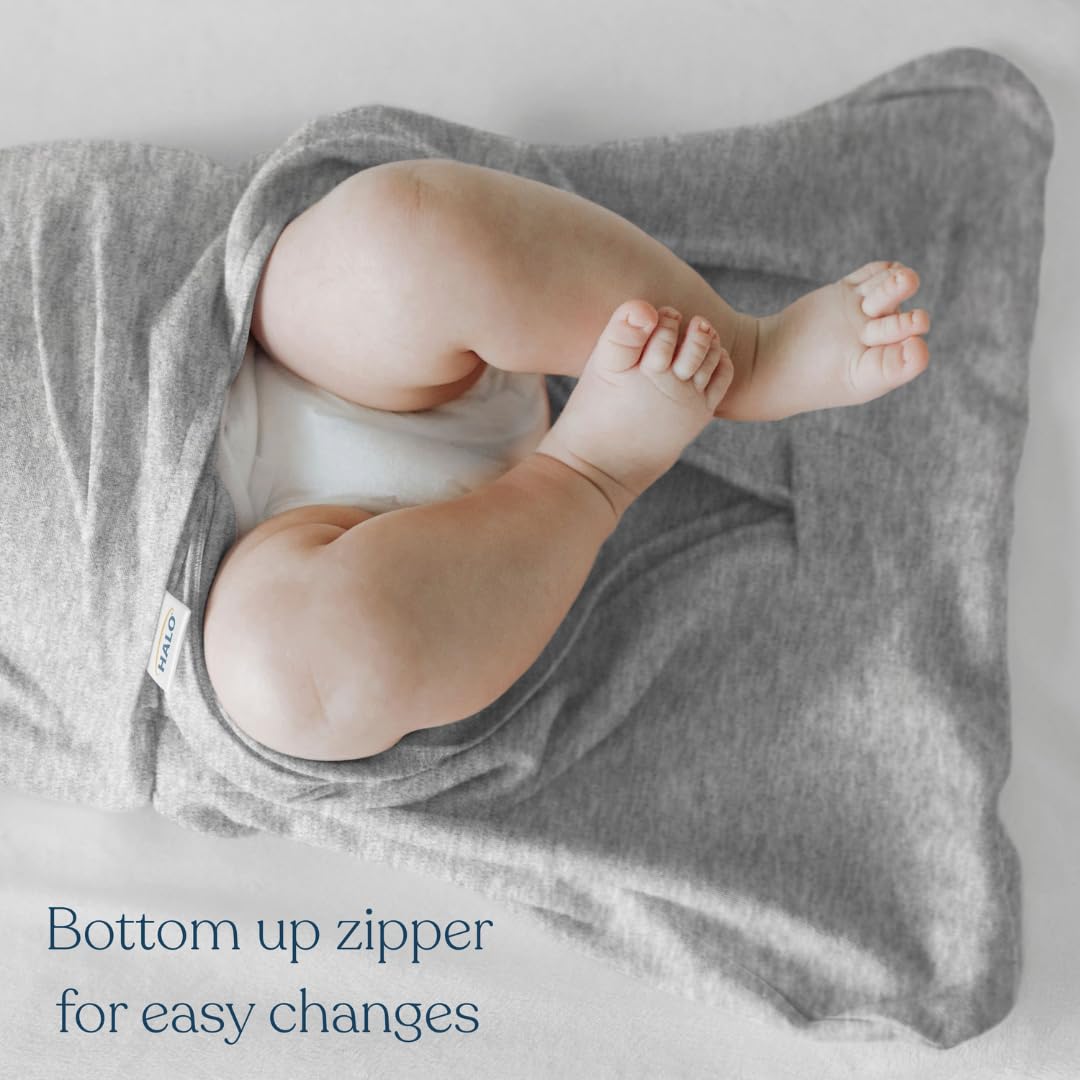 HALO SleepSack Swaddle | Cotton | 1.5 TOG | 6-12 lbs |Floral Stripe Jansha Store