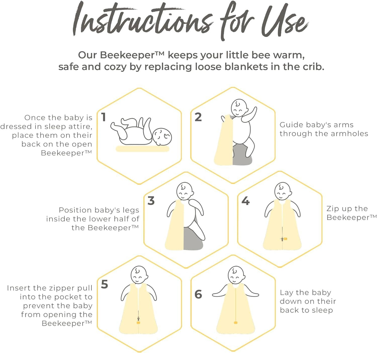 Burt's Bees Baby Infant Wearable Blanket, Organic Cotton Unisex Beekeeper - Light Weight 0.5 TOG or Medium Weight 1.5 TOG Jansha Store