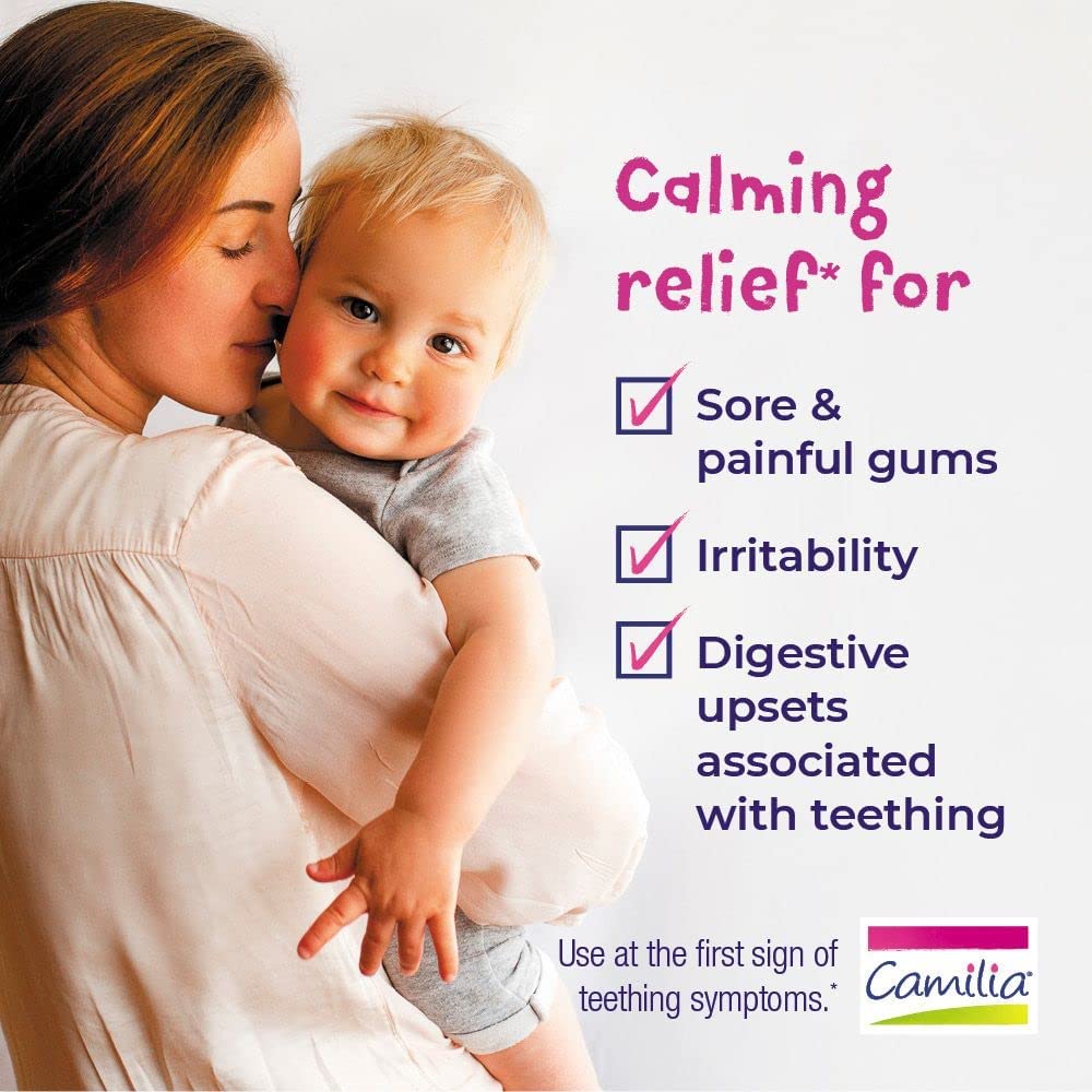 Boiron Camilia Teething Drops for Daytime and Nighttime Relief of Painful or Swollen Gums and Irritability in Babies - 30 Count Jansha Store