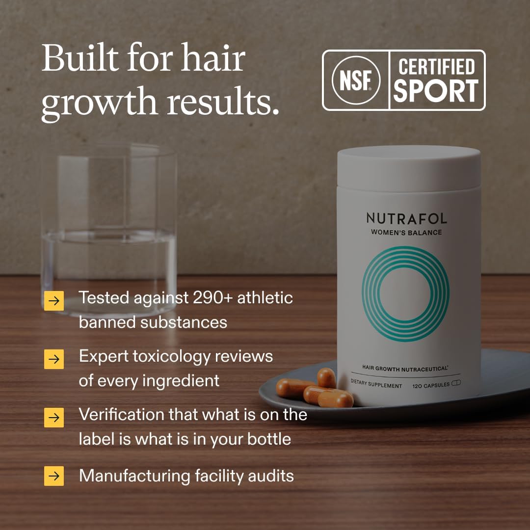Nutrafol Women's Balance Hair Growth Supplements, Age 45+, 1-Month Bottle Jansha Store