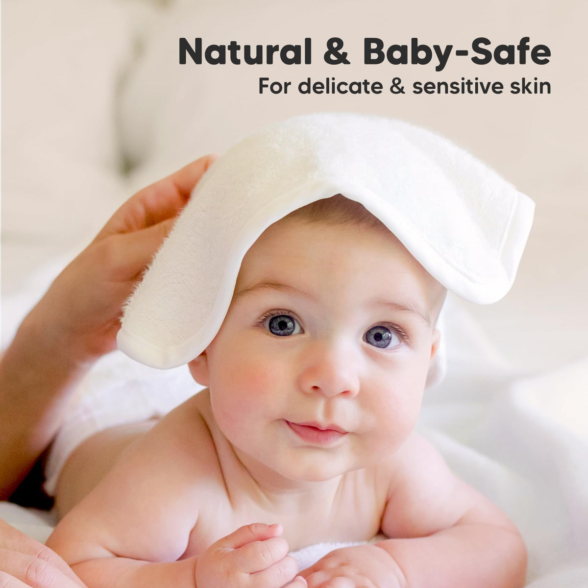 6-Pack Baby Washcloths, Soft Absorbent Washcloths for Face, Body (Rosy) Jansha Store