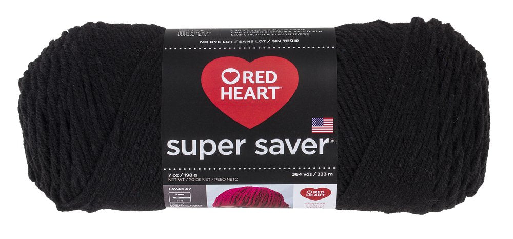 Red Heart Super Saver Yarn for Crocheting & Knitting, Cherry Red, Single Jansha Store