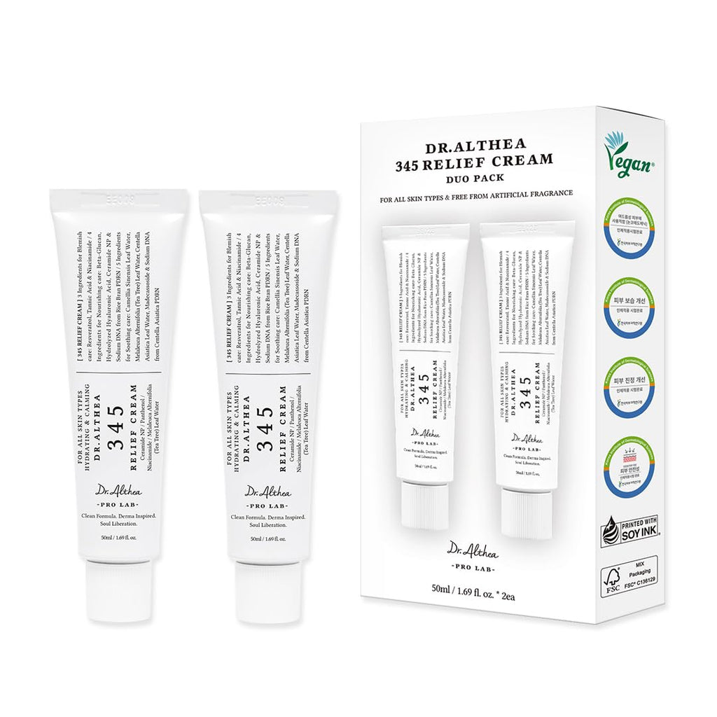 Dr.Althea 345 Relief Cream, 1.69 Fl Oz (Ver.2 - Pack of 2) Jansha Store