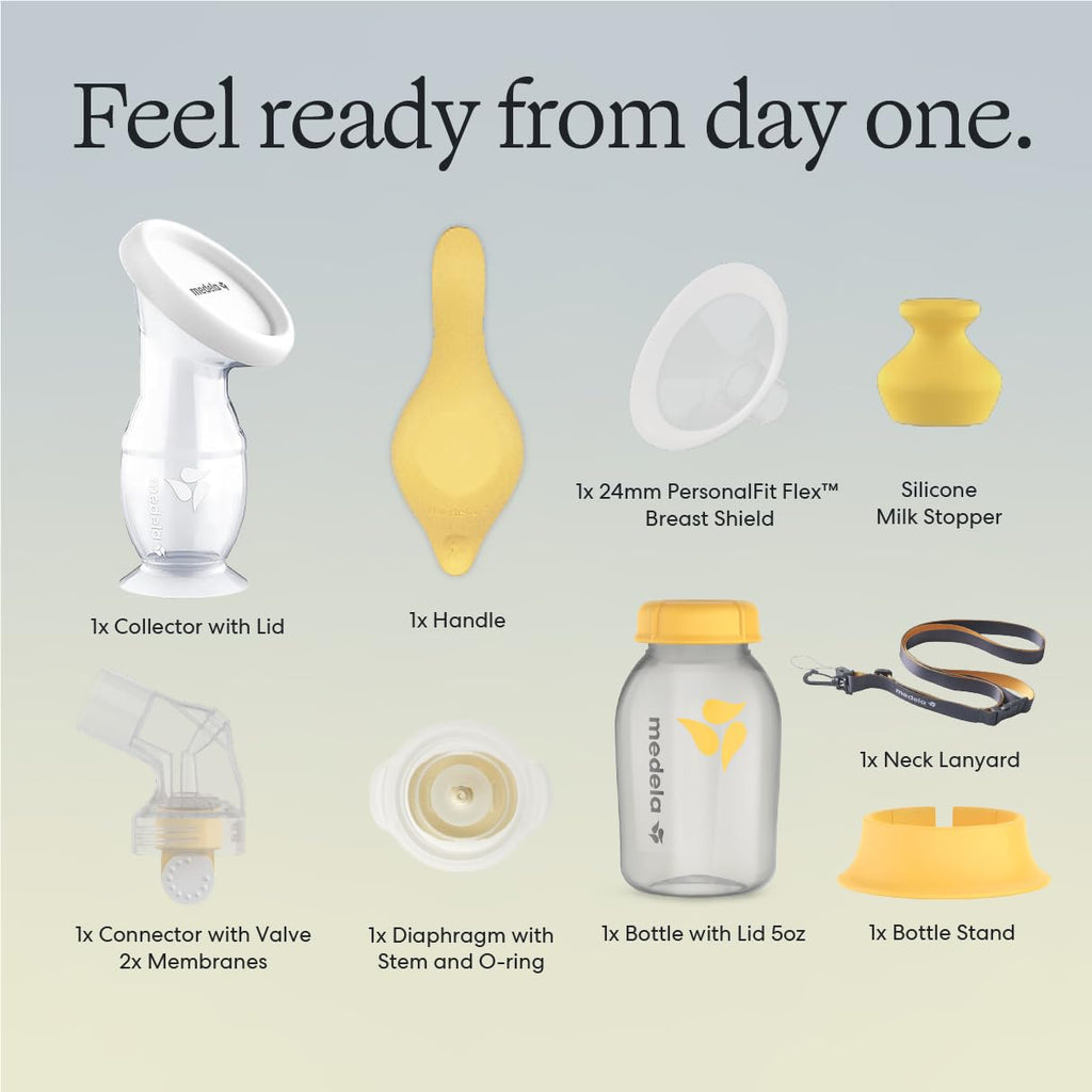 Medela Harmony Manual Breast Pump, On-the-Go, More Milk Output Jansha Store