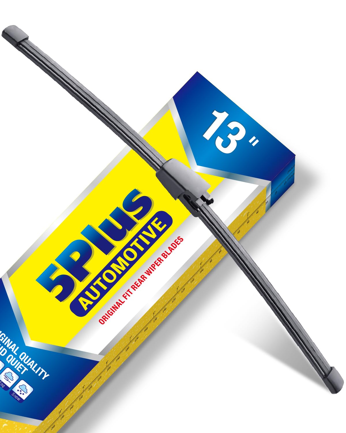 5 PLUS RearQuiet 12 Inch Rear Wiper Blade,OEM Replacement Rear Window Wiper Jansha Store