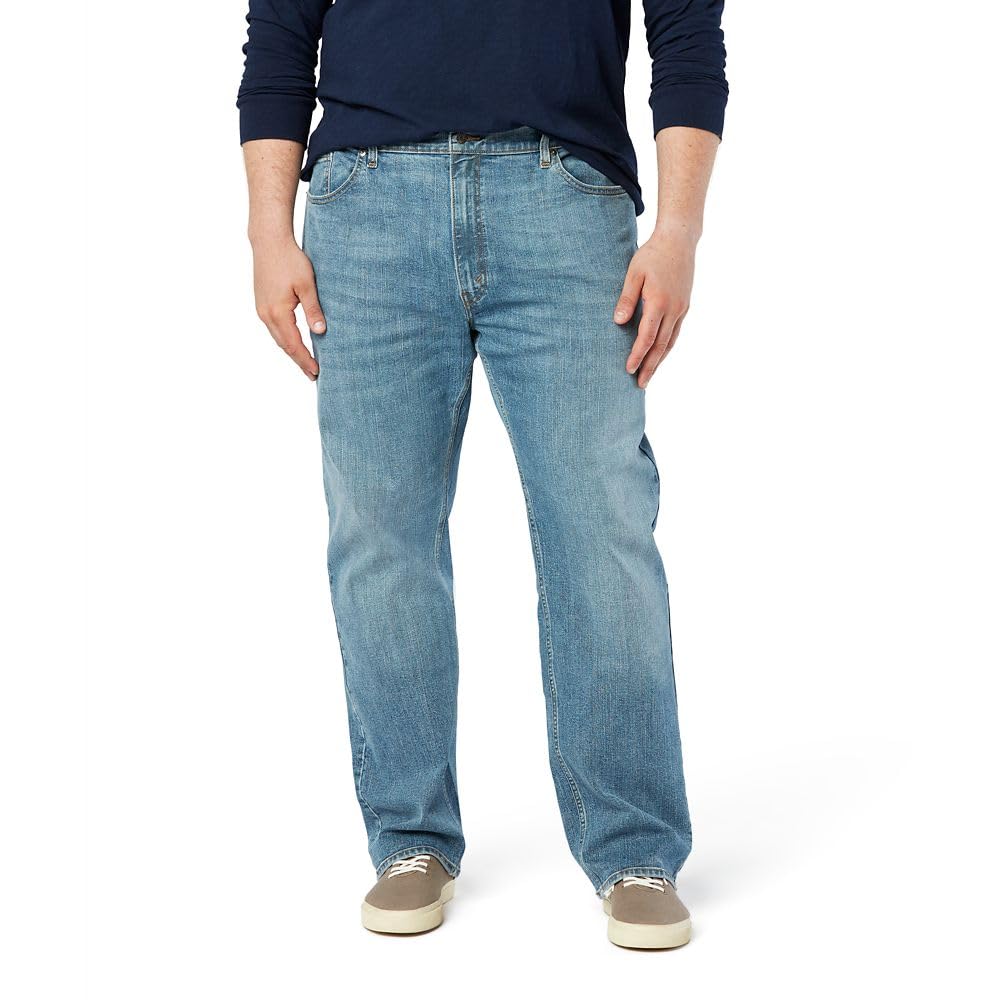 Levi Strauss Signature Gold Men's Relaxed Fit Flex Jeans Jansha Store