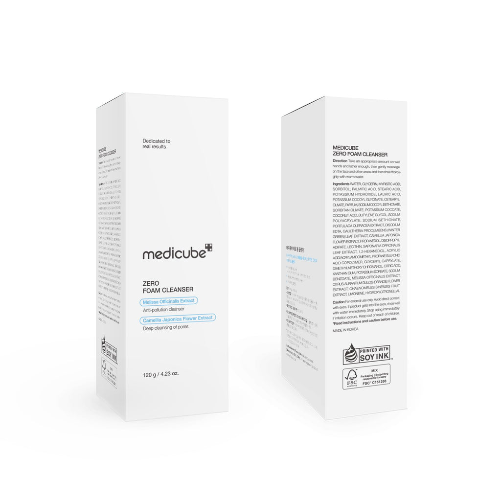 medicube Facial Cleanser Zero Pore Capsule Foam Cleanser Jansha Store