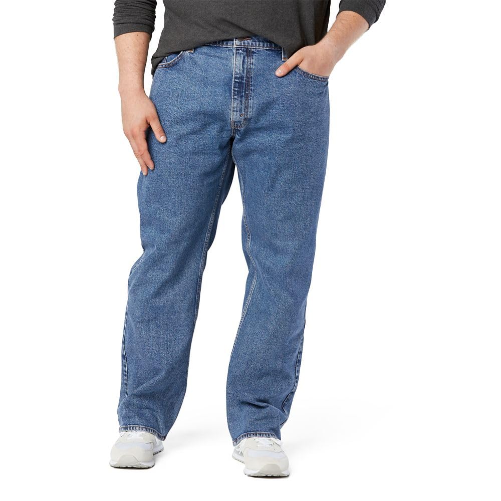 Levi Strauss Signature Gold Men's Relaxed Fit Flex Jeans Jansha Store