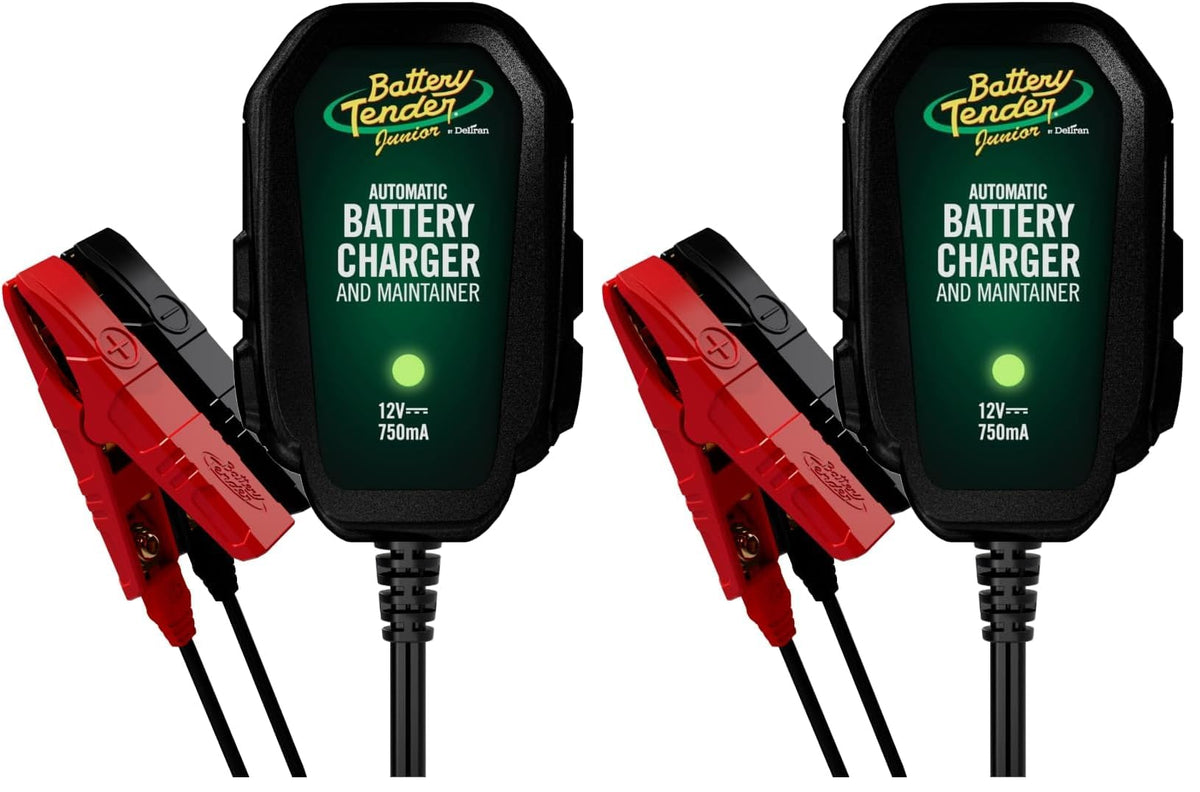 Battery Tender Junior 12V, 750mA Charger and Maintainer: Automatic 12V Powersports for Motorcycle, ATVs, and More - Smarter Than a Trickle Charger - 021-0123 Jansha Store