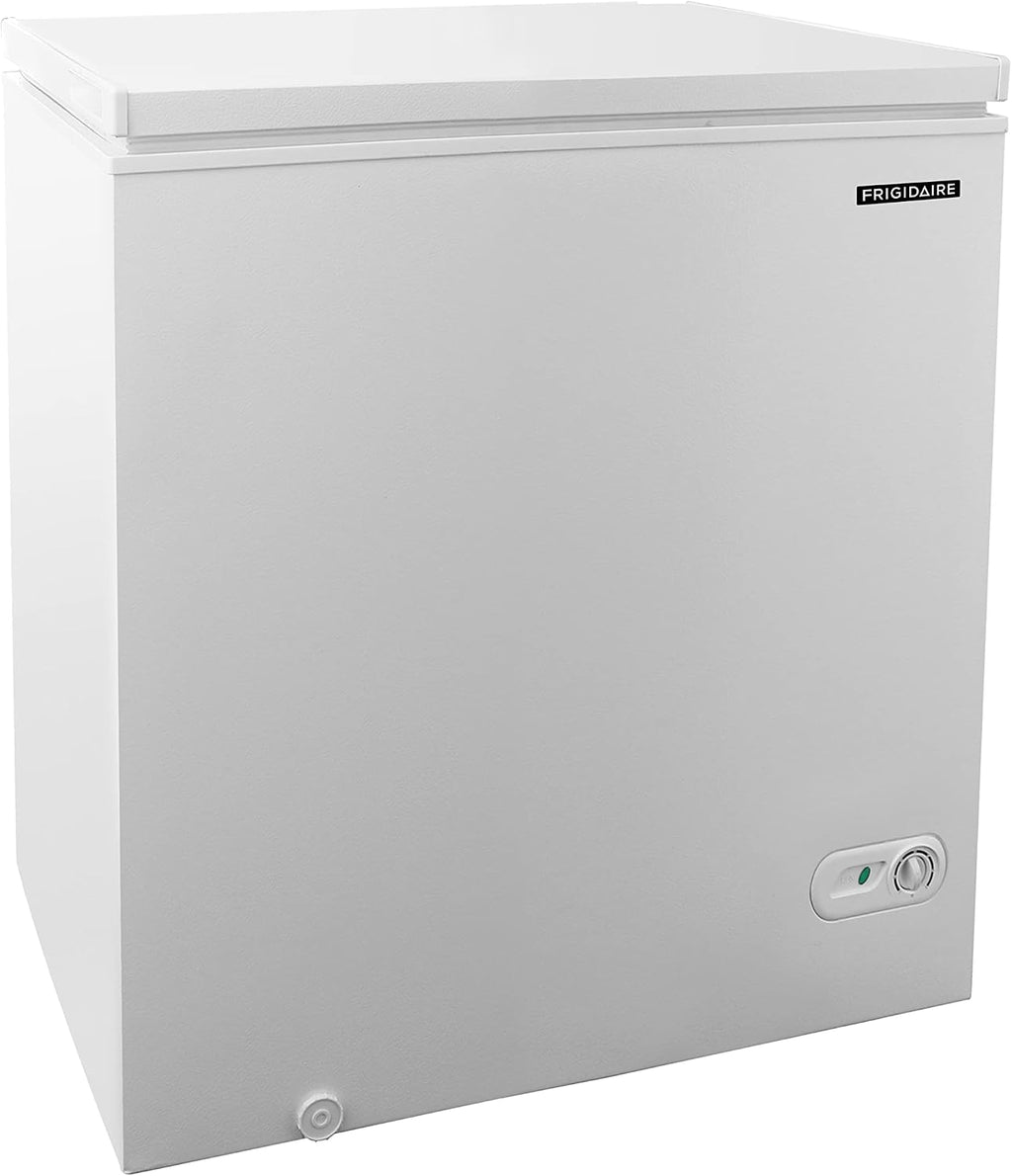 FRIGIDAIRE EFRF9003 Chest Deep Freezer, 9 Cu. Ft. Class, WhiteAdjustable Thermostat-Removable Vinyl Coated Wire Basket-Easy Defrost Drain, 9-10CF, White Jansha Store