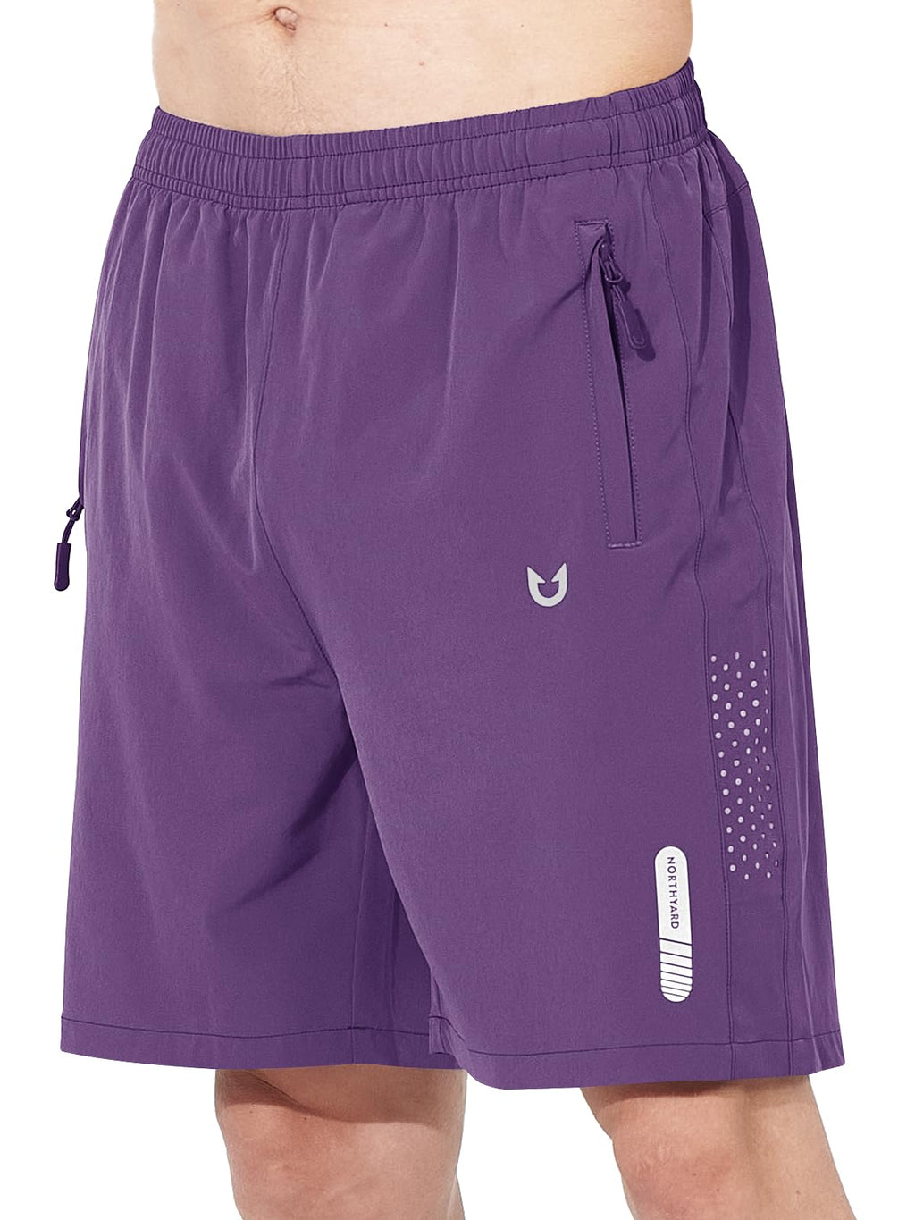 NORTHYARD Men's Athletic Running Shorts Gym Workout 7"/9"/5" Zipper Pockets Jansha Store