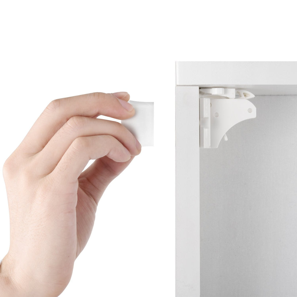 Vmaisi 20 Pack Magnetic Cabinet Locks Baby Proofing and 2 Keys Jansha Store