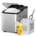 Typhur Nugget Ice Maker Countertop, Self-Cleaning Pump, 35lb/24H, Stainless Jansha Store