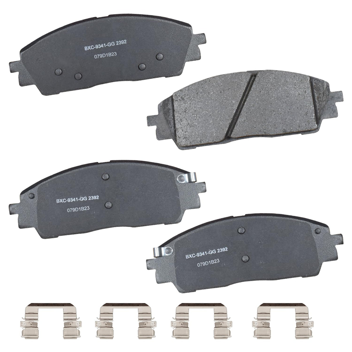 Bendix Premium SBC436A Ceramic Front Brake Pads for Toyota 4Runner 2002-2001, Hilux 2004, Tacoma 1998-1995 Jansha Store