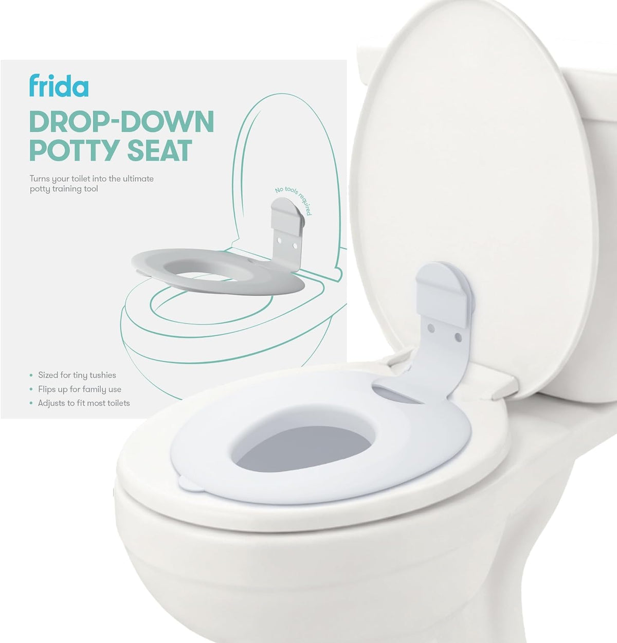 Frida Baby Drop Down Potty Training Seat for Toddlers & Kids, Easy to Clean Jansha Store