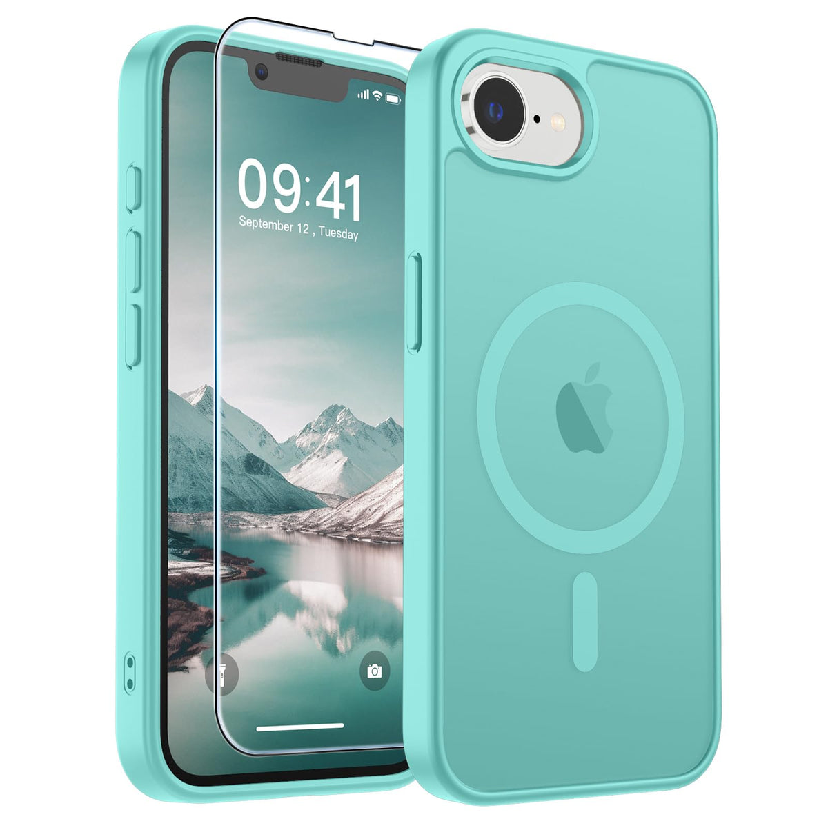 SUPFINE Magnetic for iPhone 12 Mini Case/iPhone 13 Mini Case Black Jansha Store
