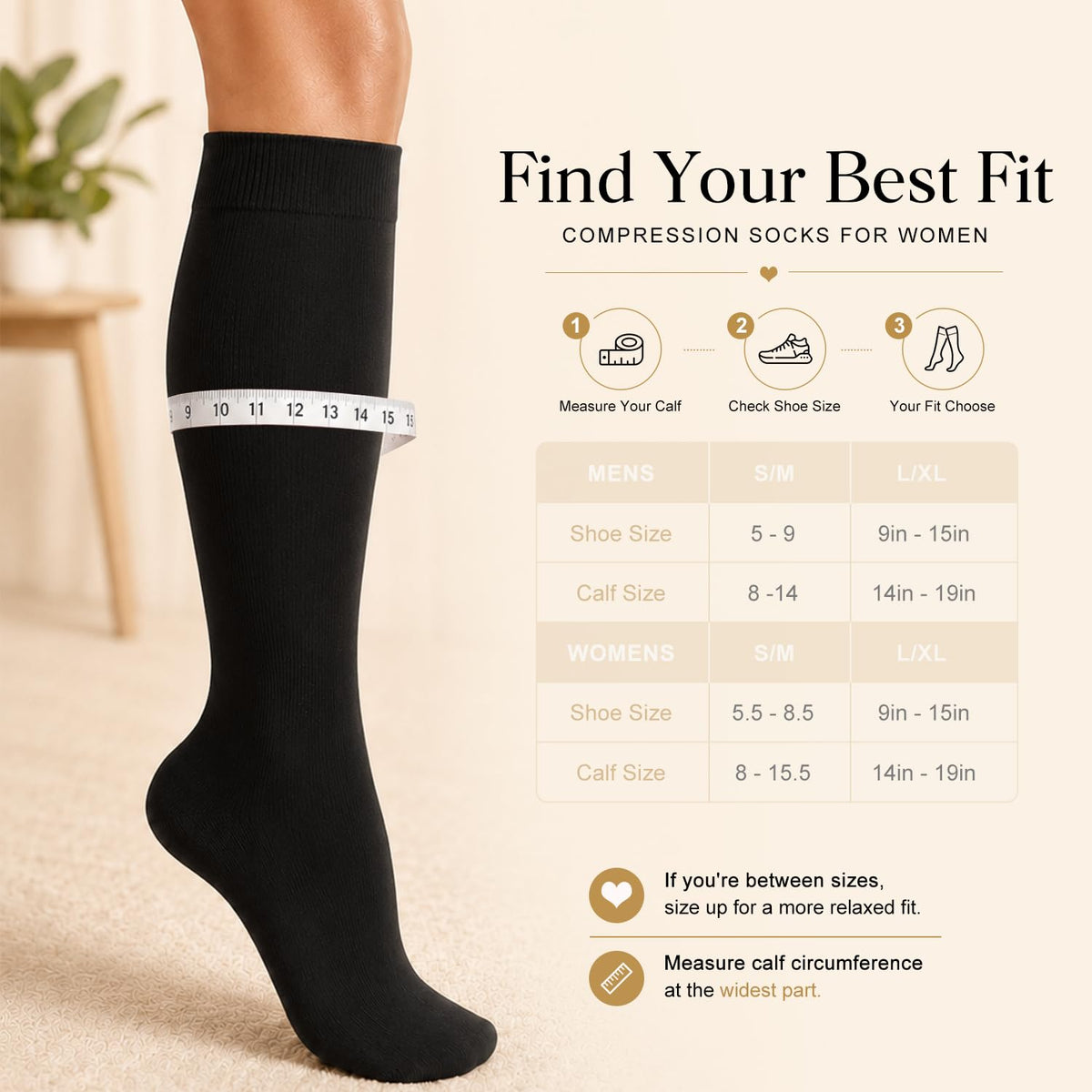 Laite Hebe 4 Pairs-Compression Socks for Women&Men Circulation-Best Support for Nurses,Running,Athletic Jansha Store