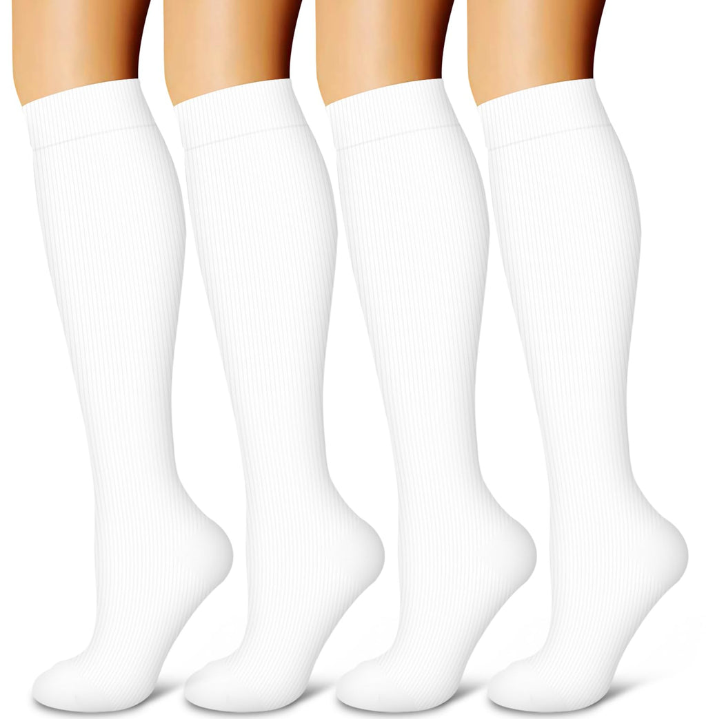 Laite Hebe 4 Pairs-Compression Socks for Women&Men Circulation-Best Support for Nurses,Running,Athletic Jansha Store