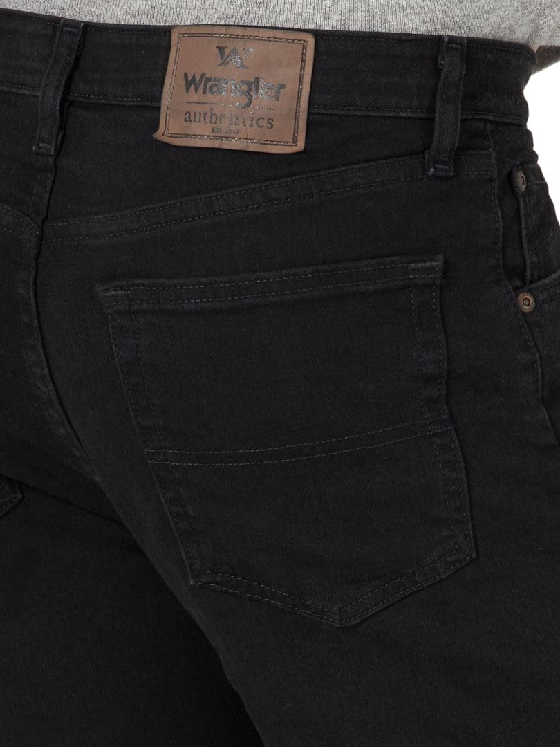 Wrangler Authentics Men's Regular Fit Comfort Flex Waist Jean Jansha Store