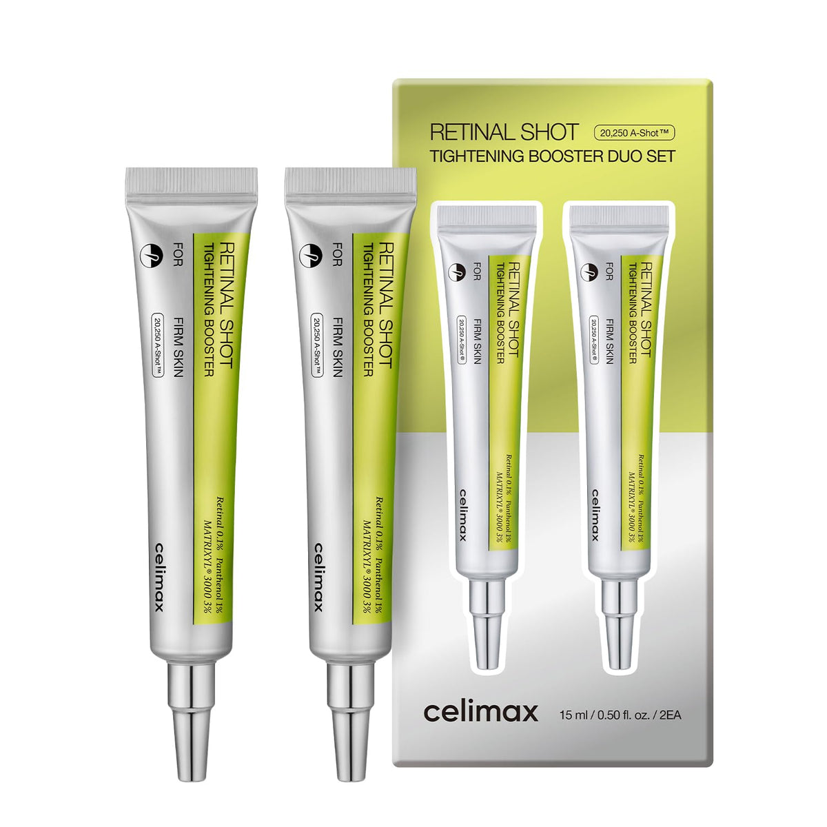 celimax The Vita A Retinal Shot Tightening Booster (Duo Set 0.51 fl.oz x 2) Jansha Store
