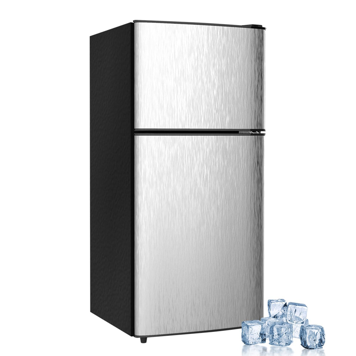 Cucina Magica Mini Fridge with Freezer, 3.8 Cu.Ft Small Fridge, Dorm Fridge Jansha Store