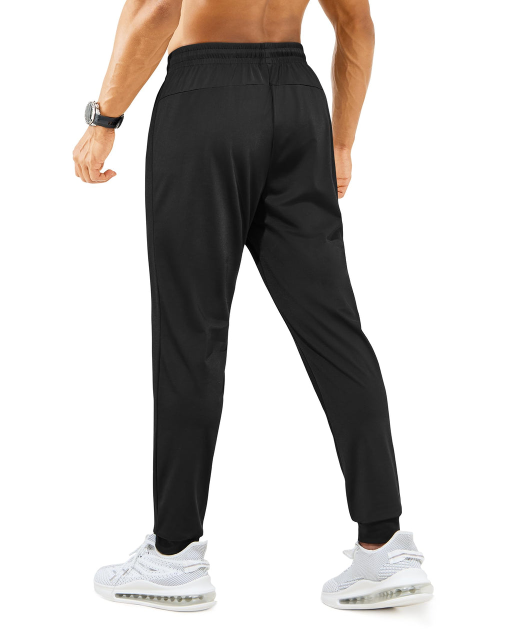 Mens Sweatpants with Zipper Pockets Lightweight Athletic Joggers for Workout Running Gym Track Casual Wear Jansha Store
