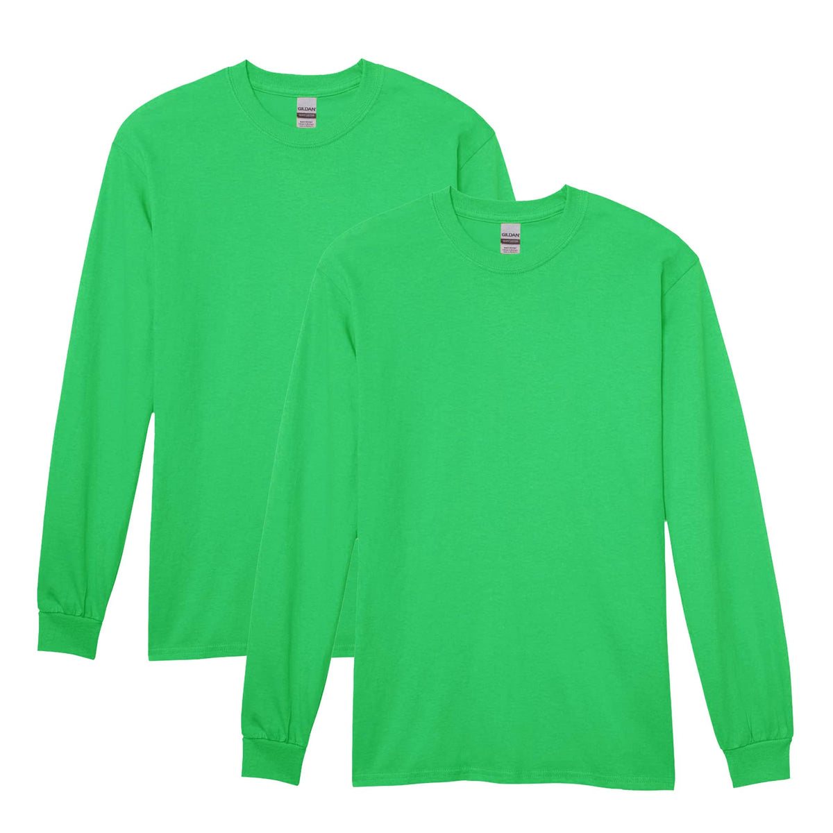 Gildan Adult Heavy Cotton Long Sleeve T-Shirt, Style G5400, 2-Pack Jansha Store
