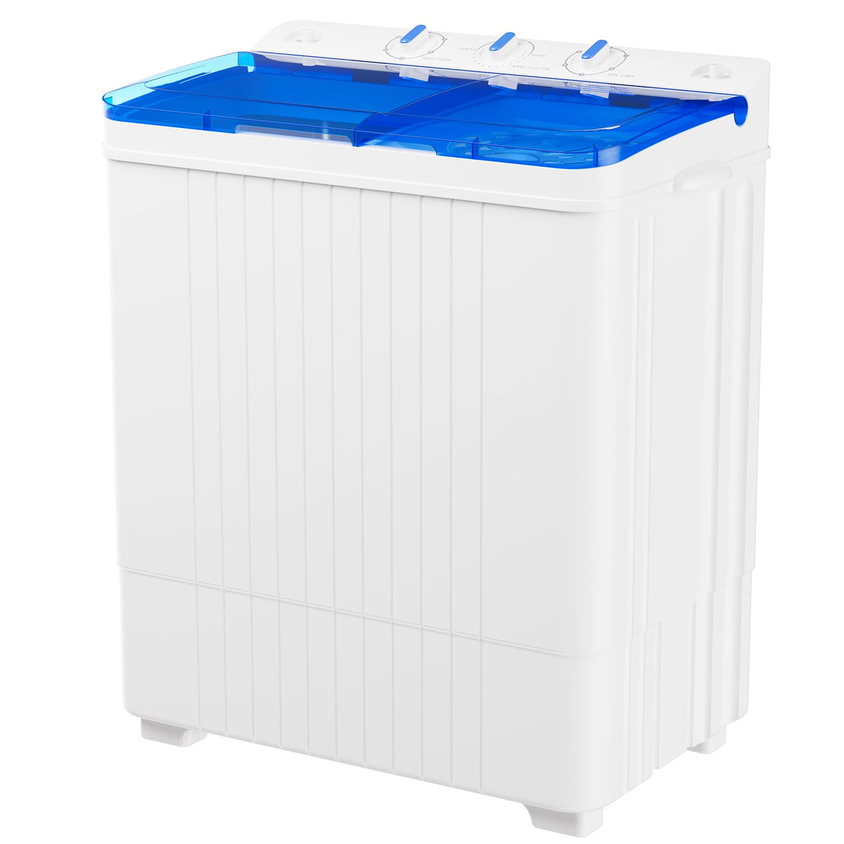 Superday Portable Washing Machine, 25.3lbs Mini Washing Machine and Spin Dryer Combo, Mini Twin Tub Laundry Machine for Camping, Apartments, Dorms, College Rooms, RV, Delicates, Grey Jansha Store