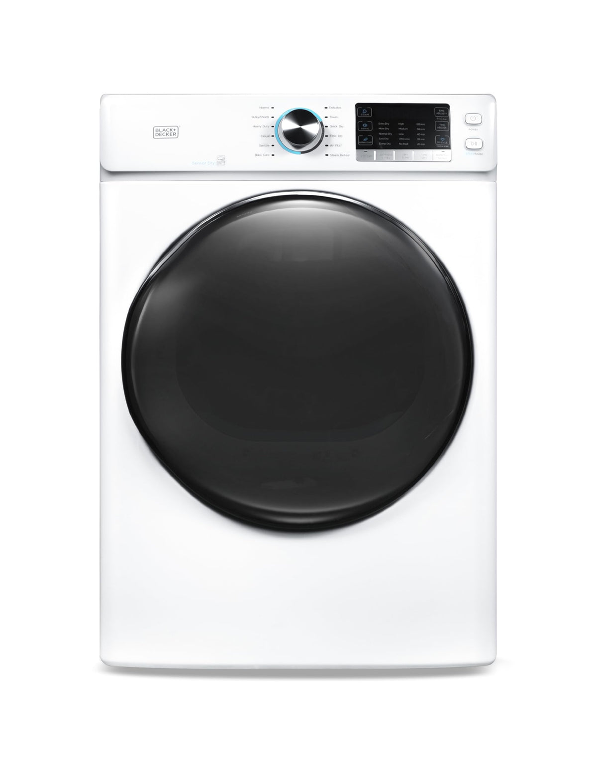 BLACK+DECKER 2.65 Cu. Ft. Portable Dryer, 8.8 lb. Capacity, BCED26, White Jansha Store