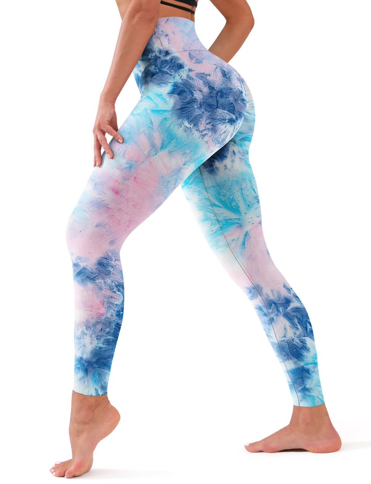 Bluemaple High Waisted Leggings for Women - Tummy Control Pants Non See Through Workout Soft Yoga Pants for Running Plus Size Jansha Store