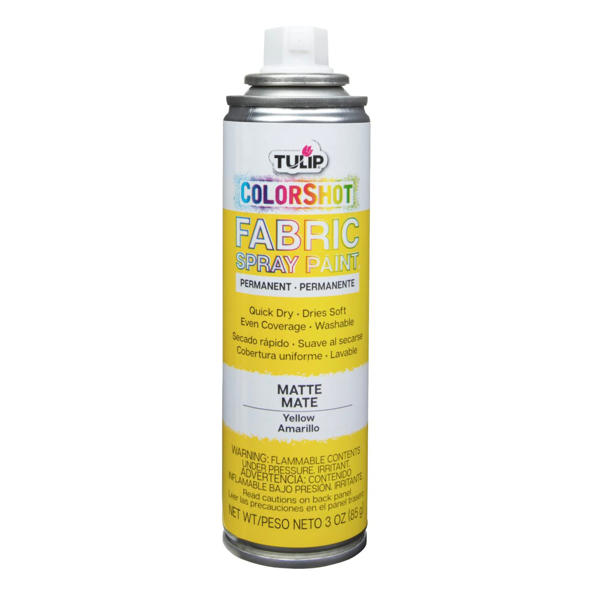 TULIP ColorShot Fabric Spray Paint, Black, 3 oz Jansha Store