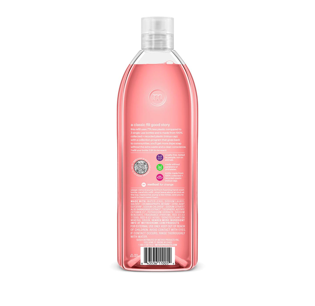 method Foaming Hand Wash, Waterfall, 10 fl oz, 3 pack Jansha Store