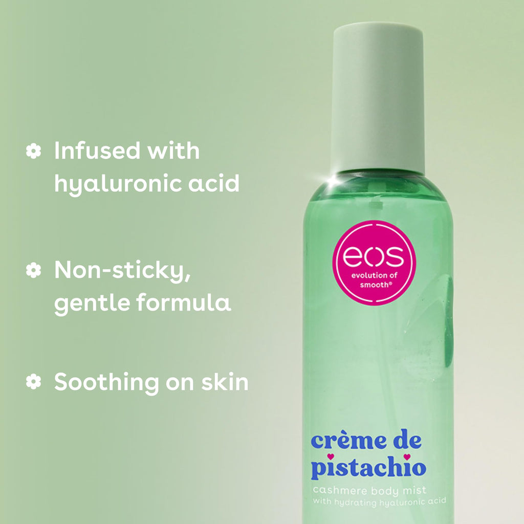eos Cashmere Body Mist, Toasted Marshmallow, Toasted Vanilla, Sweet Marshmallow, Hair Mist, Body Spray for Women Moisturizing, Hyaluronic Acid, Vanilla Body Spray, Vegan, Cruelty-free, 6 fl oz Jansha Store